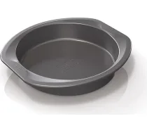 Ninja Foodi ZEROSTICK apaļa, 22 cm, nesadalīta, izturīga, augstas izturības alumīnija tērauda kūku veidne, pelēka, B30308EUUK