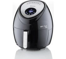 Ariete Airy Fryer XXL 4618, karstā gaisa fritēze 7 litri, 60 minūšu taimeris, LCD un skārienjūtīgais ekrāns ar 7 gatavošanas līmeņiem, maksimālā temperatūra 200 °C, ietilpība 2,5 kg, 1800 W, melns