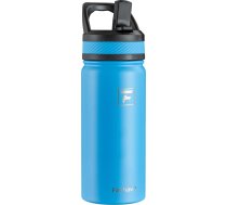 Fanhaw Izolēta bērnu ūdens pudele ar salmiņu vāku, dubultā sieniņa, hermētiski izturīga, BPA bezmaksas, skolai, zēniem, meitenēm, 18oz, Sky Blue