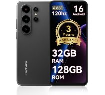 Blackview Wave 10 viedtālrunis, Android 16 Handy,6,88" 120Hz, 32GB+128GB/2TB,32MP 13MP/5000mAh,4G Dual SIM viedtālruņi, WiFi 5G/GPS/3,5mm/FM/3 gadu garantija