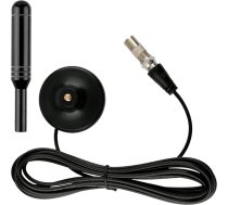 Digitale TV-Antenne für den Innenbereich, kompakte 13,5 x 6,8 cm TV-Antenne mit Signalverstärker & Magnetfuß für 4K 1080P Smart TVs, DVB-T & USB-Tuner (Schwarz)