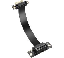 SinLoon PCIe 4.0 X1 90 grādu PCI-E 1 x Male to Female Riser Cable (10cm)