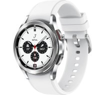 Samsung Galaxy Watch4 Classic, apaДјЕЎ LTE viedpulkstenis, Wear OS, rotД“joЕЎa apmale, fitnesa pulkstenis, fitnesa sekotДЃjs, 42 mm, sudraba krДЃsДЃ