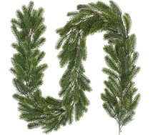 Egļu virtene 195 cm Ziemassvētku virtene Egļu zaļš Injection Moulded Mākslīgā zaļā virtene Ziemassvētku Mākslīgā egle kā īsts Ziemassvētku rotājums (tīri zaļš)