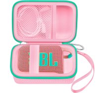 PДЃrnД“sДЃЕЎanas futrДЃlis saderД«gs ar JBL Go 4 - pДЃrnД“sДЃjamu Bluetooth skaДјruni Pro Sound, arД« Go 3/Go3 Eco/Go2 Е«densizturД«gam mini bezvadu skaДјrunim - tikai futrДЃlis (rozДЃ)