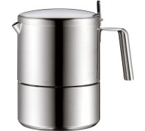 WMF Kult Espresso automāts 300 ml, Espresso automāts 6 tasītēm, Kromargan matēts nerūsējošais tērauds, indukcija, mazgājams trauku mazgājamā mašīnā