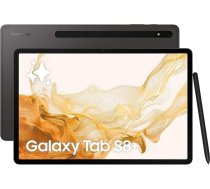 Samsung Galaxy Tab S8+ 12,4 collu, 128 GB iekšējās atmiņas, 8 GB RAM, Wi-Fi, Android planšetdators, ieskaitot S Pen, grafīts + 36 mēnešu garantija [Amazon Exclusive]