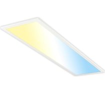 BRILONER - LED panelis ar A energoefektivitātes klases gaismas avotu, 12,6 W, 2860 lm, tālvadības pults, regulējams, CCT no silti baltas līdz vēsi baltai, LED lampa, griestu lampa, dzīvojamās istabas lampa, griestu lampa, gaiteņa lampa, 100 x 25
