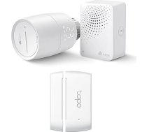 TP-Link Kasa viedā radiatora termostata KE100 KIT komplekts + TP-Link Tapo T110 viedā kontakta sensora loga/durvju slēdzenei komplekts