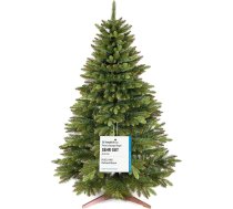Pure Living mākslīgā Ziemassvētku eglīte, 180 cm – reālistiska, īpaši blīvas zaru struktūras, viegli saliekama, ražota ES – augstākās kvalitātes Ziemassvētku eglīte ar koka pamatni un uzglabāšanas maisiņu – eleganta Nordmanna egle