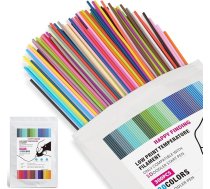 300 gabalu 3D pildspalvas filamenta pildījums 3Doodler Start + 3D pildspalvai, 30 krāsas 3Doodler Start 3D drukas filamenta pildījuma maisiņā, zema drukas temperatūra, 2,5 mm PCL filaments