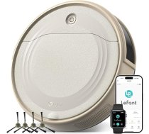 LEFANT M310C bezvadu robotputekļsūcējs, 4500 Pa jaudas robotputekļsūcējs ar precīzu attāluma navigāciju, 150 minūšu darbības laiks, HEPA filtrs, Wi-Fi robotputekļsūcējs, ideāli piemērots dzīvnieku spalvām,