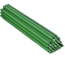 NKlaus 25x zaļas bišu vaska 26 cm garas galda sveces rituāla sveces pilējošās sveces 36334