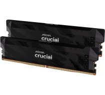 Crucial Pro DDR5 RAM 32GB komplekts (2x16GB) 6400MHz CL32, spēļu datoru atmiņa, Intel XMP 3.0 / AMD Expo, melns - CP2K16G64C32U5B