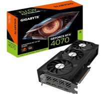 Gigabyte GeForce RTX 4070 WINDFORCE OC V2 12G Grafiskā karte - 12GB GDDR6, 192bit, PCI-E 4.0, 2490 MHz Core Clock, 3 x DisplayPort 1.4a, 1 x HDMI 2.1a, NVIDIA DLSS 3, GV-N4070WF3OCV2-12GD