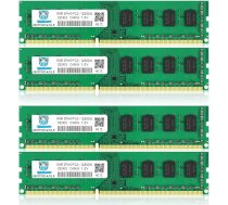 DDR3 RAM 32GB: 32GB (4x8GB) PC3-12800U DDR3-1600 UDIMM 2Rx8 DIMM RAM DDR3 8GB 1600MHz SDRAM 240-Pin 1.5V CL11 Non-ECC Desktop PC atmiņas komplekts