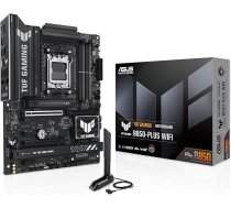 ASUS TUF TUF Gaming B850-PLUS WiFi AMD AM5 B850 ATX pamatplate, 14+2+1 80A līmeņi, AI Ready, DDR5, PCIe 5.0, 3X M.2, Wi-Fi 7, 2,5 Gb LAN, DisplayPort, HDMI™, USB 10 Gb/s un 20 Gb/s Type-C®, BIOS Flashback™