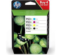 HP 953XL multipakete (melna, sarkana, dzeltena, zila) OriДЈinДЃlДЃs tintes kasetnes HP Officejet Pro 8210, 8710, 8720, 8720, 8730, 8740