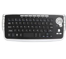 E30 2,4GHz bezvadu tastatūra ar Trackball peles ritināšanas ritenīti tālvadības pults Android TV BOX Smart TV PC Notebook Silver