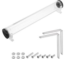 ūdens dzesēšanas tvertne G1/4 vītne 50mm x 375mm cilindra siltummainis Ūdens dzesēšanas rezervuārs Dzesētājs Dzesētājs 1 in 2 izejas PC datora CPU