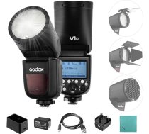 Godox V1C Profesionāla kameras zibspuldze Speedlite Speedlight Round Head Wireless 2.4G priekš Canon EOS sērijas 1500D 3000D 5D Mark lll 5D Mark ll kāzu portretu studijas fotogrāfijai