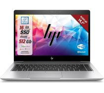 HP EliteBook Intel i5-8Th 4 Core 1.7GHz 14.1 collu displejs 16GB SSD 512GB Piezīmjdators gatavs lietošanai W11 Libre Package (atjaunots)