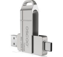 128 GB USB zibatmiņas USB 3.2 Gen1 zibatmiņas disks ar ātrumu līdz 550 MB/s Dubultā USB-C un A atmiņas zibatmiņas zibatmiņas diska saderība ar Android, foto un video funkcijām