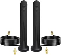 5G antena Āra WiFi antena Magnētiskā bāzes LTE antena ar SMA TS9 savienotāju ar 3M kabeli iekštelpām lietošanai ārpus telpām 15DBI Visvirziena antena 3G/4G/5G/GSM/GPRS maršrutētājam