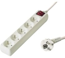 PremiumCord pagarinātājs 250 V 10 m 5 ligzdas strāvas slēdzis PP5K-10