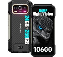 Ulefone Armor 27 Āra mobilais tālrunis Android 14 viedtālrunis 64MP+50MP+50MP+32MP kamera 24GB + 256GB/SD-2TB 10600mAh akumulators, 6,78 collu FHD+ 120Hz, atbalsta 33W ātro uzlādi 4G Dual SIM GPS/NFC/OTG