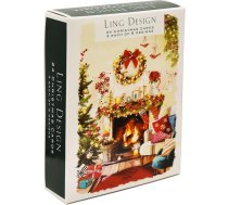 Ling Design Great British Card Company Ziemassvētku kartiņas - 24 Ziemassvētku kartiņas, 3 no 8 dizainparaugiem (Cosy Christmas)