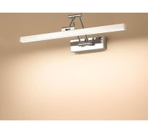 LED spoguļlampa vannas istabai 40 cm, rotācijas spoguļlampas IP44, gaisma vannas istabai 12 W 960 LM, LED apgaismojums, neitrāli balta 4000 K, hroms