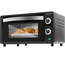 Cecotec Bake&Toast 1090 Black galda cepeškrāsns 10 L 1000 W 60 minūšu taimeris Temperatūras regulēšana līdz 230ºC Grila panna un knaibles ar rokturi