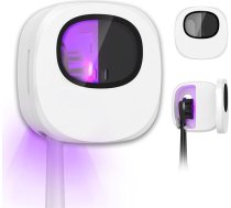 UV zobu birstes sterilizators, ORIA UV zobu birstes turētājs ar UV-C gaismu un žāvēšanas funkciju - pārnēsājams sienas dezinficētājs elektriskajām un manuālajām zobu birstēm (piem., Oral-B, Philips Sonicare)