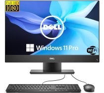 Dell Optiplex 5270 daudzfunkcionāls galda dators ar 21,5 collu monitoru, Intel Core i5-9500, 16 GB RAM, 512 GB SSD, WiFi, Bluetooth, QWERTY tastatūra, Windows 11 Pro (atjaunots)