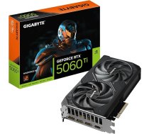 Gigabyte GeForce RTX 5060 Ti WINDFORCE 8G grafiskā karte - 8GB GDDR7, 128bit, PCI-E 5.0, 2572MHz kodola frekvence, 3x DisplayPort, 1x HDMI, GV-N506TWF2-8GD