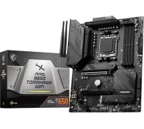MSI MAG B650 Tomahawk WiFi Gaming pamatplate (AMD AM5, ATX, DDR5, PCIe 4.0, M.2, SATA 6 Gb/s, USB 3.2 Gen 2, HDMI/DP, Wi-Fi 6E, AMD Ryzen 7000 Series Desktop procesori)
