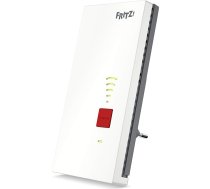 AVM Fritz!Repeater 2400 International WiFi Repeater, AC+N Extender Dual Band (1.733 Mbps / 5 GHz un 600 Mbps / 2.4 GHz), Mesh, WiFi piekļuves punkts, 1 Gigabit LAN porti, WPS, Angļu interfeiss nav garantēts