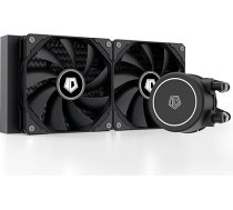 ID-COOLING Frostflow X 240 CPU ūdens dzesētājs - AIO dzesētājs, 240 mm CPU dzesētājs ar baltu LED, 2 x 120 mm PWM ventilatori, Intel 1700/1200/115X un AMD AM5/AM4 modeļiem