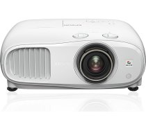 Epson EH-TW7100 3LCD, 4K PRO-UHD, 3000 lūmenu, 500 collu displejs, plašs objektīva pārslēgšanas diapazons, mājas kinozāles, straumēšanas un spēļu projektors - balts