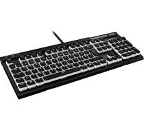 HyperX Pudding taustiņu vāciņi Divslāņu dizains RGB apgaismojums QWERTZ Vācu izkārtojums Saderīgs ar HyperX un mehāniskām spēļu klaviatūrām + taustiņu vāciņš melns balts