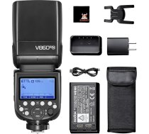 GODOX V860III-N I-TTL kameras zibspuldzes Master Slave Speedlite 1/8000s HSS GN60 2600 mAh uzlādējams zibspuldzes akumulators, saderīgs ar Nikon D3400 D5300 D5300 D7000 D750, regulējama gaisma, ātrās atbrīvošanas ierīce