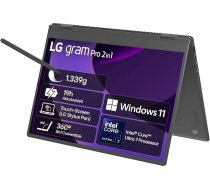 LG, 16 collas, grams, piezīmjdators, 40,6 cm, Intel 7, 16 GB DDR4, 1 TB Dual SSD, 24 mēnešu garantija, 2880 x 1800, Dolby Atmos, 16T90TP-K.AA78G