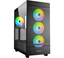 Sharkoon Rebel C50 RGB ATX PC korpuss - melns