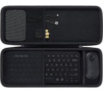 co2CREA cietais futrДЃlis Logitech K380 / Pebble Keys 2 K380s bezvadu Bluetooth tastatЕ«rai Pebble Mouse M350 / M350S Mouse Combo (tikai futrДЃlis, neietver Logitech Pebble 2 Combo), melns, moderns