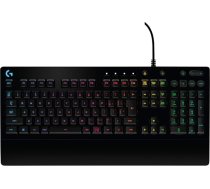 Logitech G G G213 Prodigy Gaming Keyboard, LIGHTSYNC RGB, Mech Dome taustiņi, cepšanai izturīgi, multimediju taustiņi, AZERTY izkārtojums, beļģu - melna
