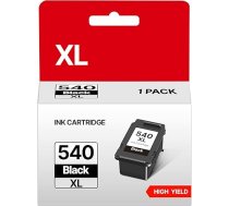 Ieliktņu kasetnes 540 XL 540XL PG-540XL saderīgas ar Canon 540 PG 540 melnā PG540 PG540 PG540 XL PG540XL kasetnēm priekš Canon TS5150 printeru kasetnēm TS5151 MG3650s MG3600 MG3650s MG3600 MG3650 (1 iepakojums)