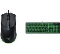 Razer Cobra Lightweight Wired Gaming Mouse ar Chroma RGB (Feather-Light 57 g & Ornata V3 X - plakana membrānas tastatūra ar Chroma RGB (klusas membrānas slēdži)