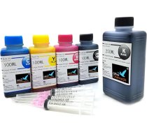 650 ml tintes uzpildes komplekts, kas saderīgs ar Canon PGI-580XXL CLI-581XXL kasetnēm - priekš Canon Pixma TR7550 TR8550 TS6150 TS6151 Četru krāsu uzpildes komplekts ar piederumiem