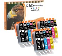 D&C PGI-580 CLI-581XXL D&C PGI-580 CLI-581XXL printeru kasetnes saderīgas ar Canon 580 581 XXL kasetnēm priekš Canon Pixma TR8550 TS6350a TR8500 TS6150 TS6350 TS6250 TS6300 TS8251 TS8150 TS6151 TS9 550 TS9551 TS705 15 Pack